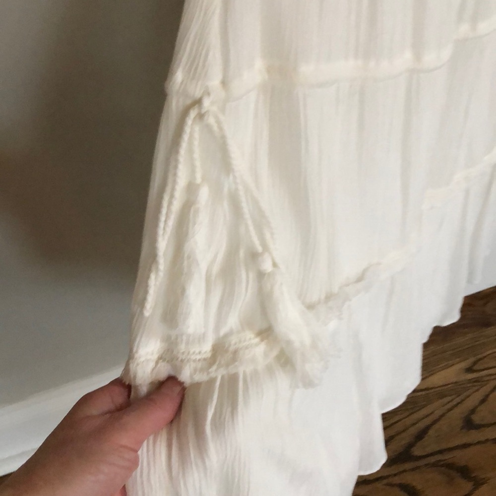 Max studio white skirt size medium - Picture 3 of 5